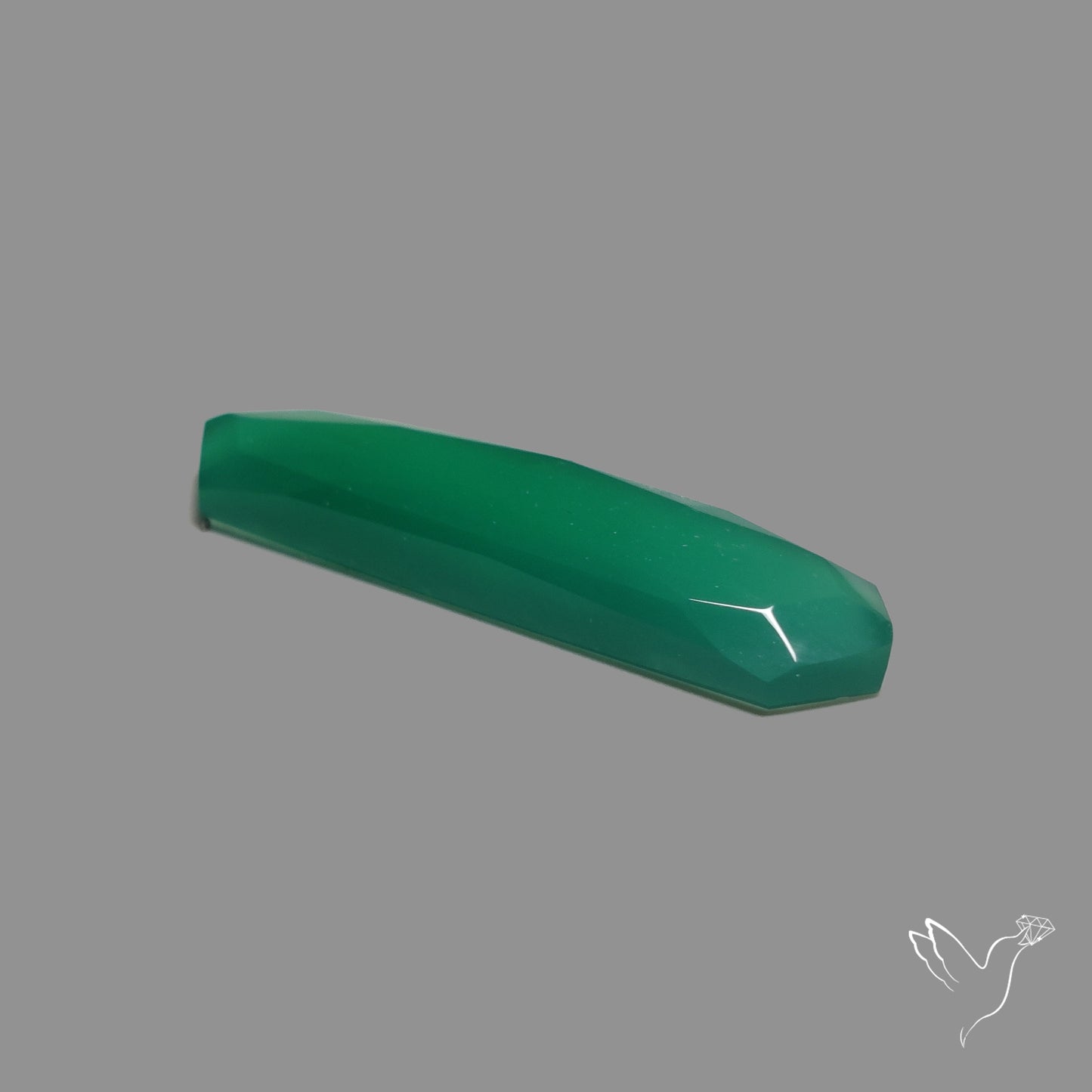 Rose Cut Chrome Chalcedony