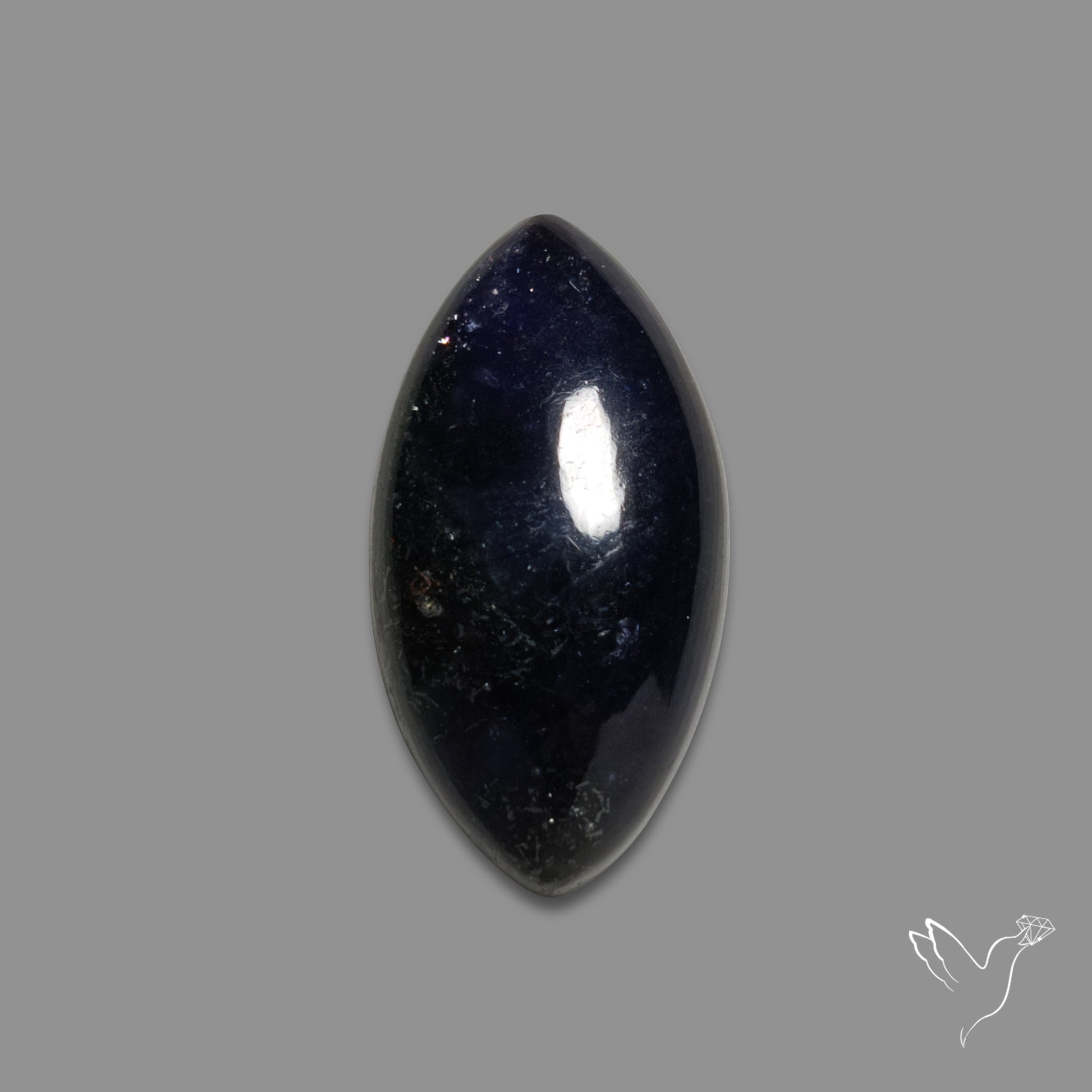 Bloodshot Iolite Sunstone Cabochon