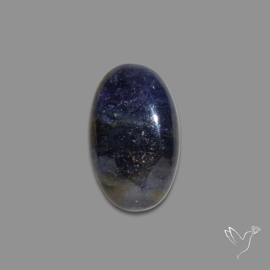 Bloodshot Iolite Sunstone Cabochon