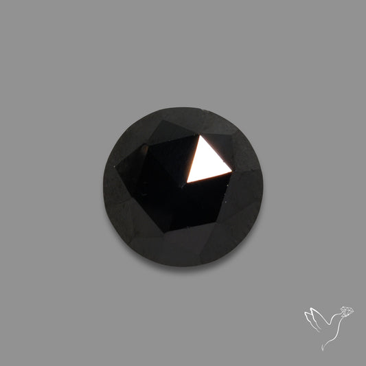 Rose Cut Black Spinel