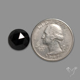 Rose Cut Black Spinel