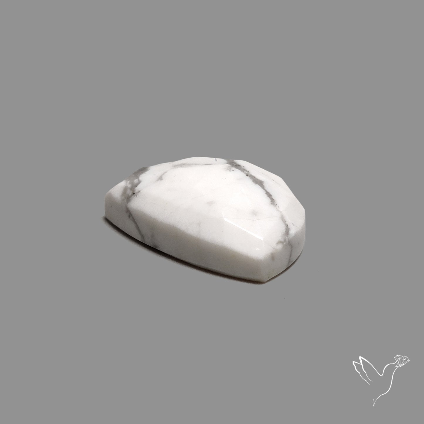 Rose Cut Howlite