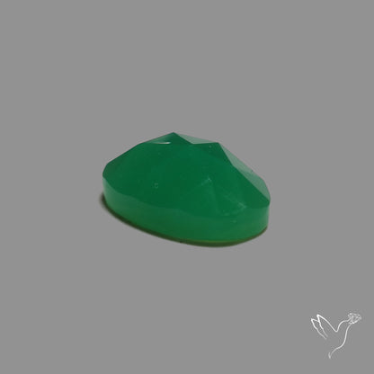 Rose Cut Chrome Chalcedony