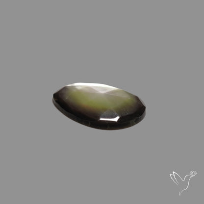 Rose Cut Silversheen Obsidian