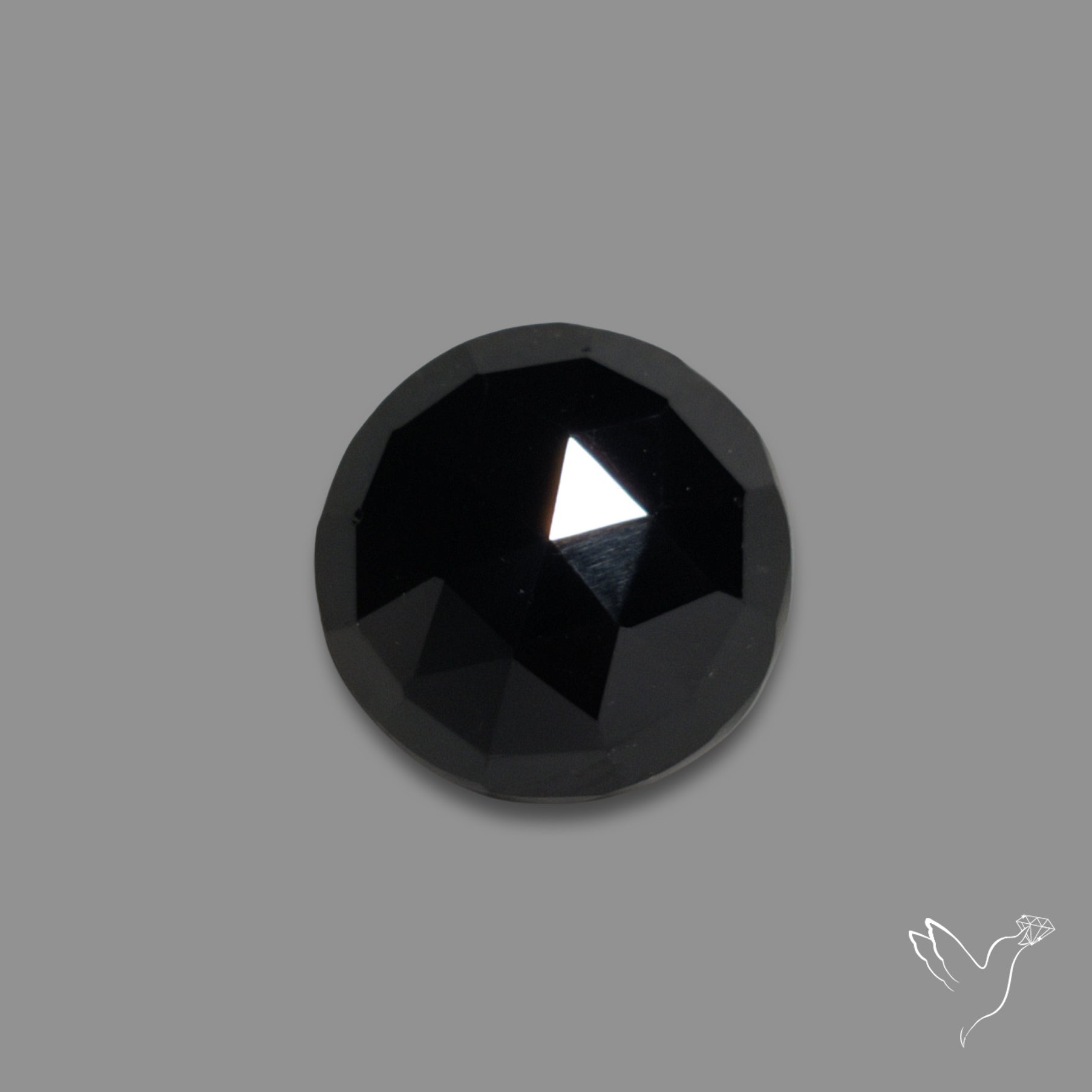 Rose Cut Black Spinel