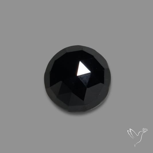Rose Cut Black Spinel