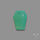 Step Cut Gemmy Chrysoprase Coffin Carving