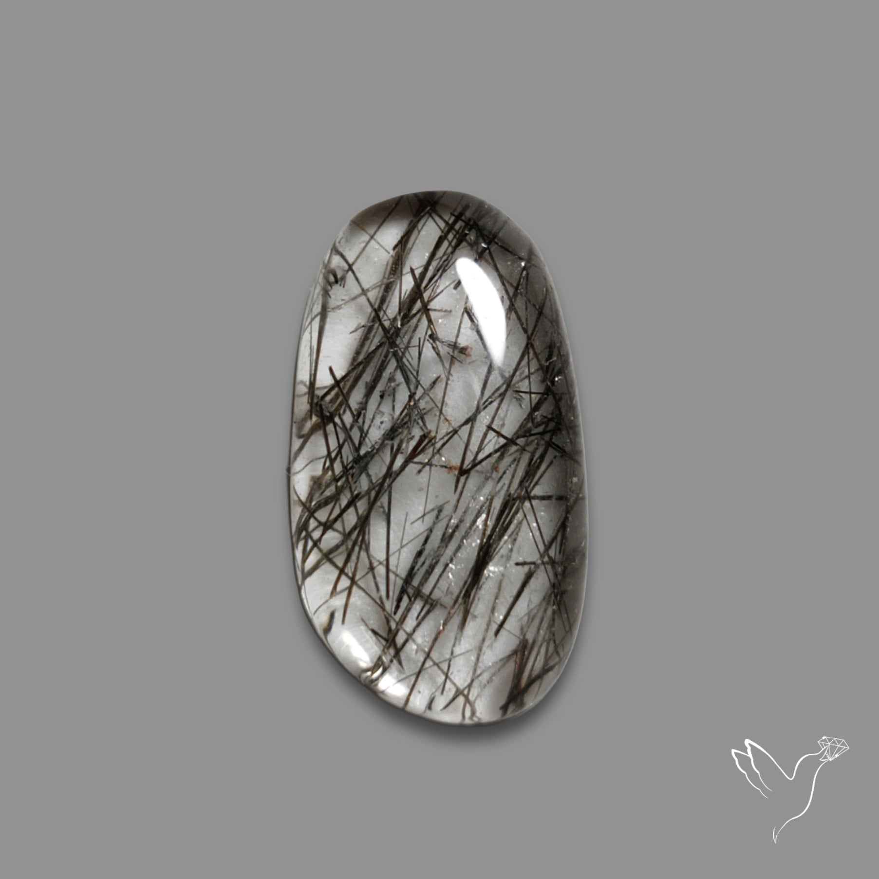Black Tourmalinated Quartz