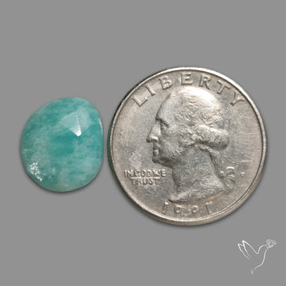 Rose Cut Peruvian Amazonite