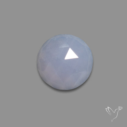 Rose Cut Blue Lace Agate