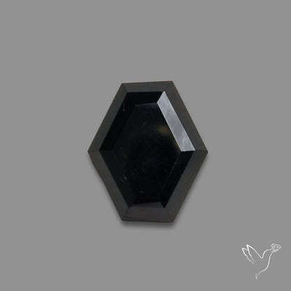 Step Cut Black Spinel