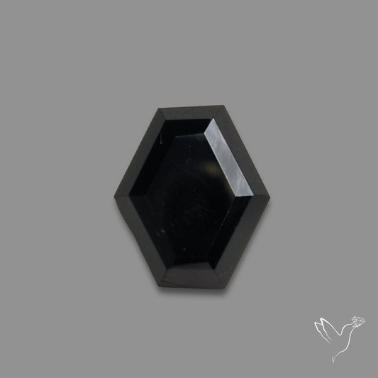 Step Cut Black Spinel