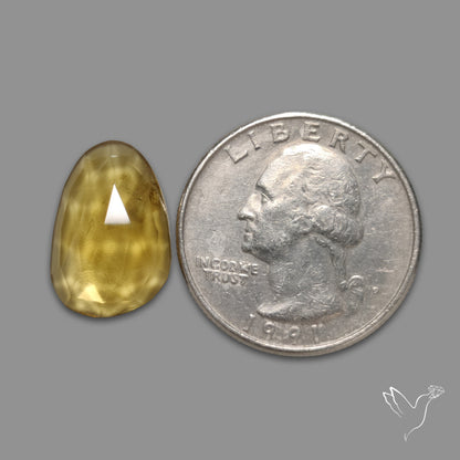 Rose Cut Honey Quartz