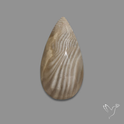 Rose Cut Flint Stone