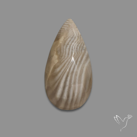 Rose Cut Flint Stone