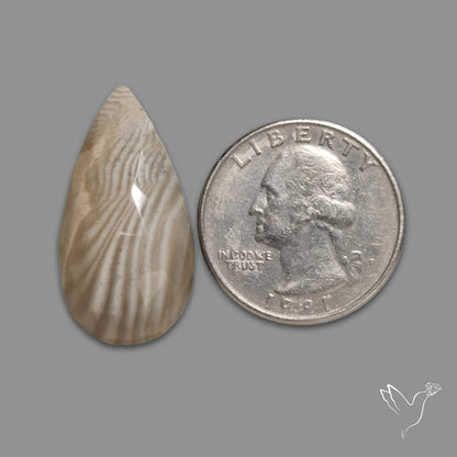 Rose Cut Flint Stone