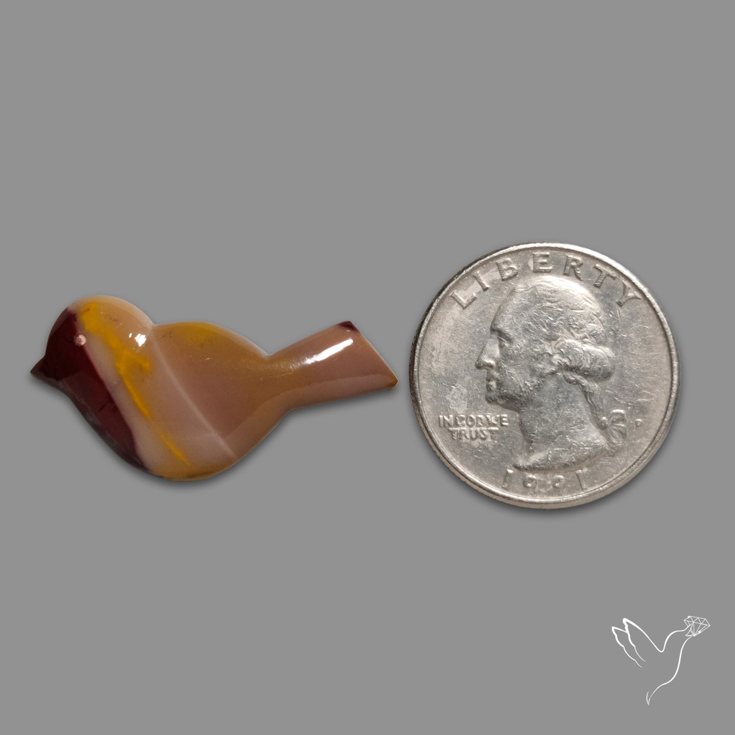 Mookaite Bird Carving