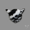 White Buffalo Turquoise Cat Head