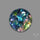 Dichroic Glass Moonface Doublet