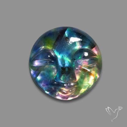 Dichroic Glass Moonface Doublet