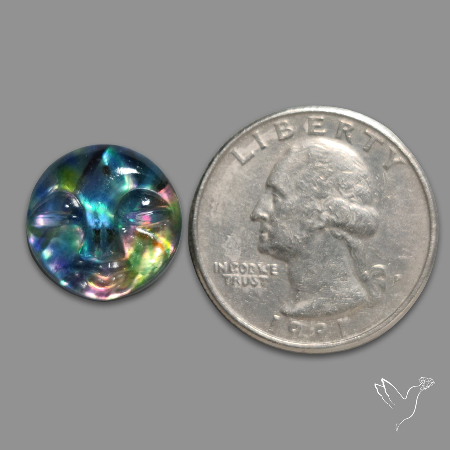 Dichroic Glass Moonface Doublet