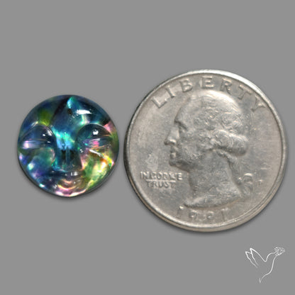 Dichroic Glass Moonface Doublet