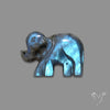 Blue Labradorite Elephant Carving (handcarved)