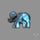Blue Labradorite Elephant Carving (handcarved)