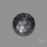 Rose Cut Himalayan Quartz With Silversheen Obsidian Doublet