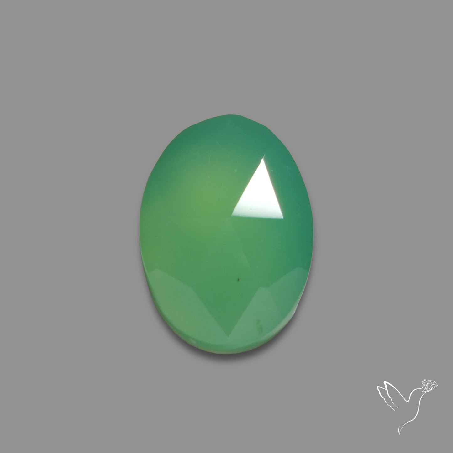 Rose Cut Gemmy Chrysoprase