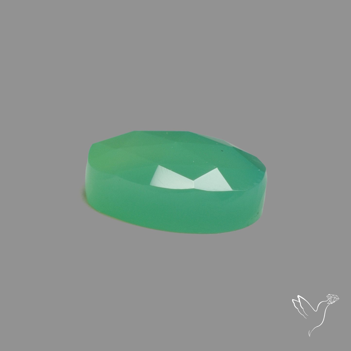 Rose Cut Gemmy Chrysoprase