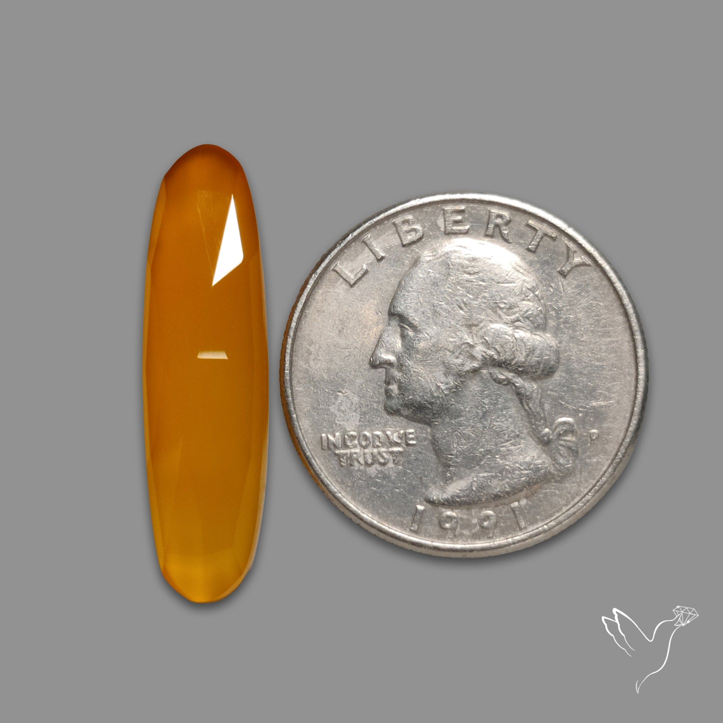 Rose Cut Carnelian Agate