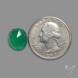 Rose Cut Chrome Chalcedony