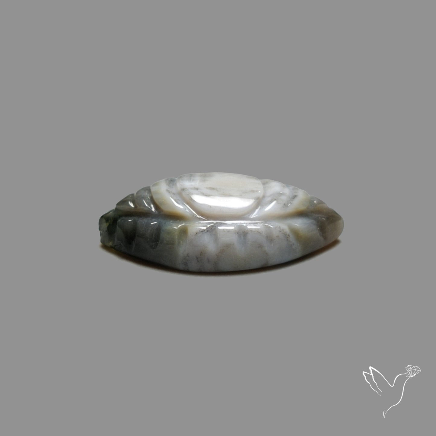 Owyhee Blue Opal Evil Eye Carving