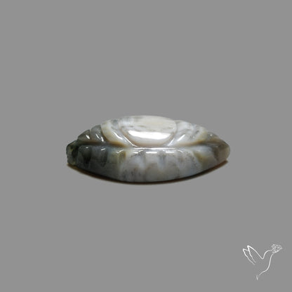 Owyhee Blue Opal Evil Eye Carving
