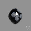 Rose Cut Snowflake Obsidian