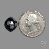 Rose Cut Snowflake Obsidian