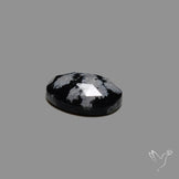 Rose Cut Snowflake Obsidian