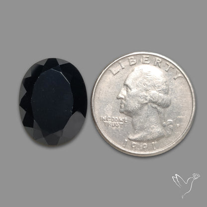 Portrait Cut Black Spinel