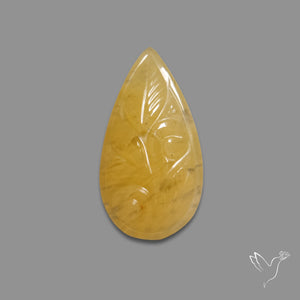 Yellow Jade Mughal Carving