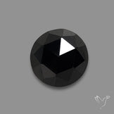 Rose Cut Black Spinel