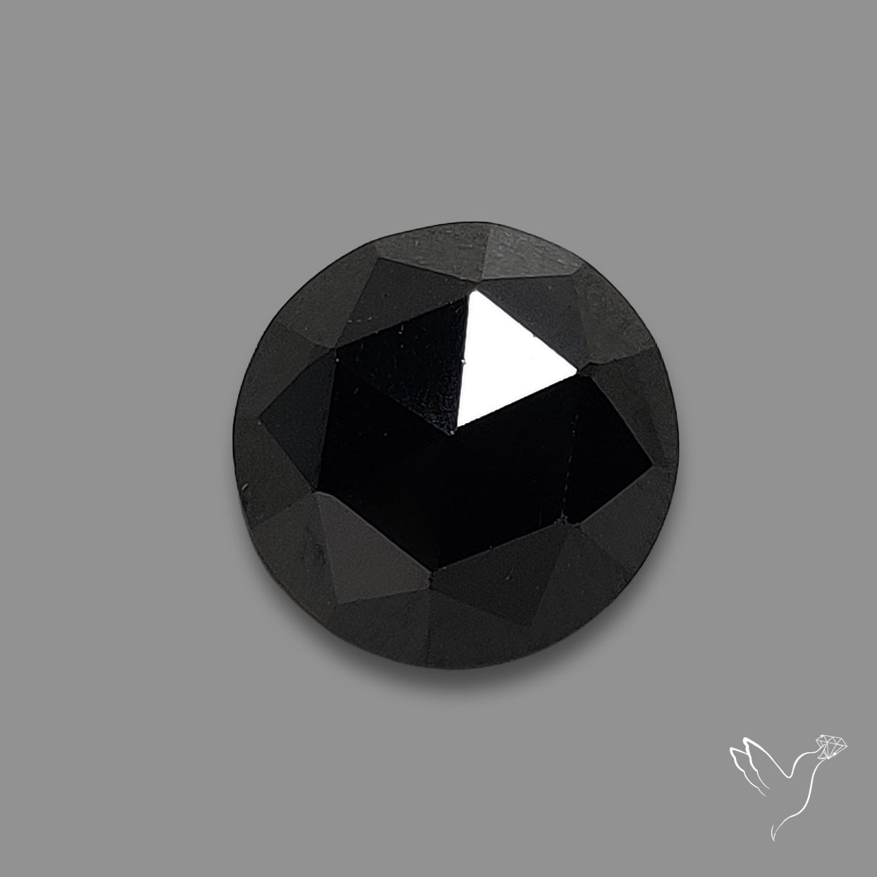 Rose Cut Black Spinel