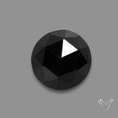 Rose Cut Black Spinel