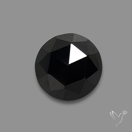 Rose Cut Black Spinel