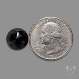 Rose Cut Black Spinel