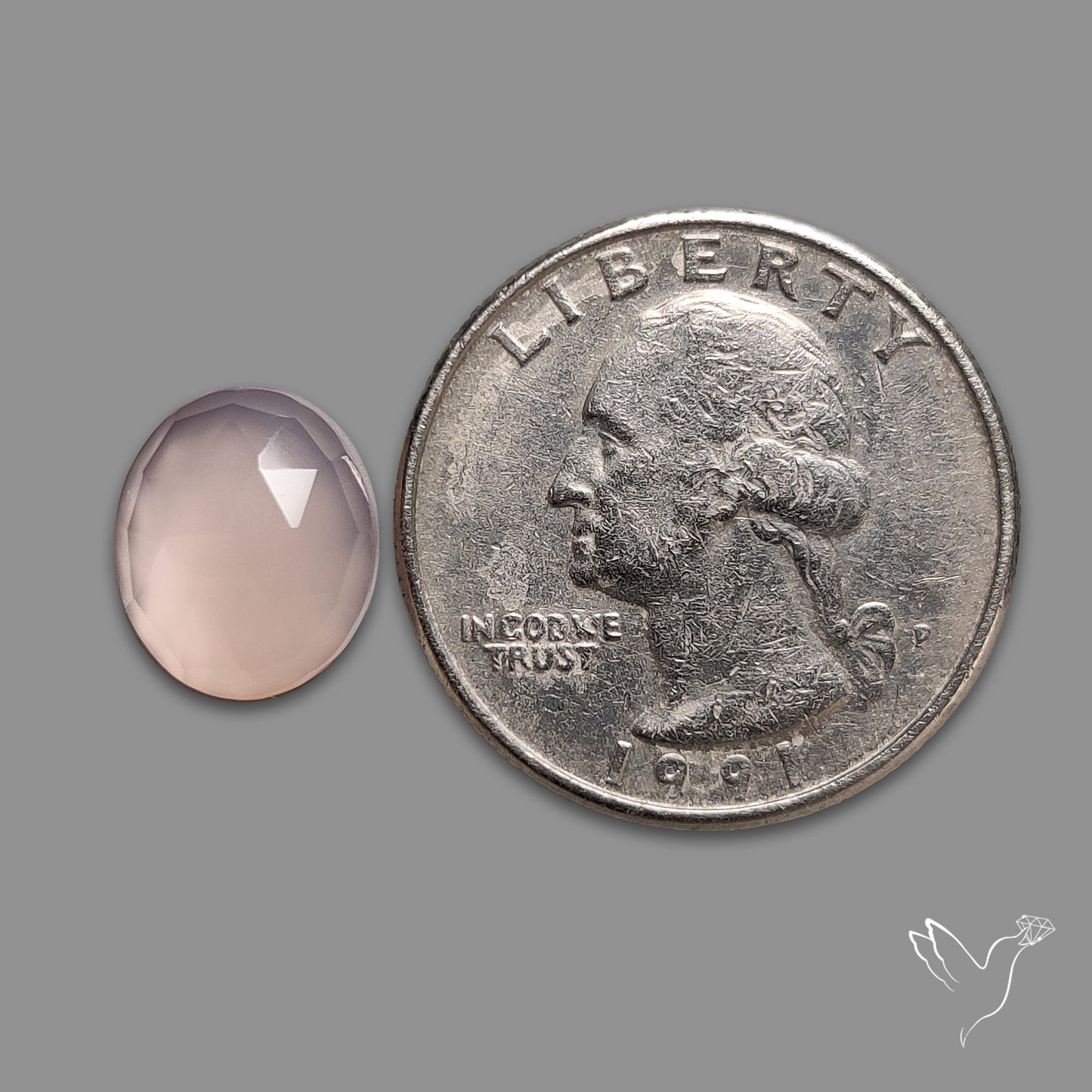 Rose Cut Rose Chalcedony