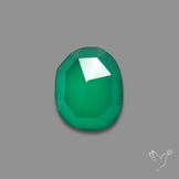 Rose Cut Chrome Chalcedony