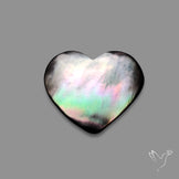 Tahitian Rainbow Mother Of Pearl Heart