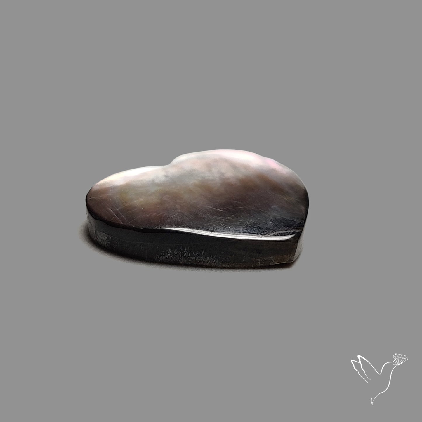 Tahitian Rainbow Mother Of Pearl Heart