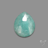 Rose Cut Himalayan Quartz With Amazonite Doublet